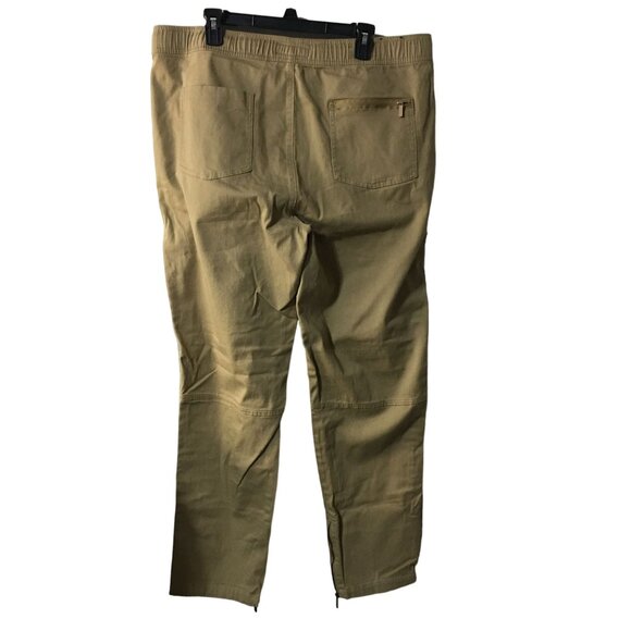 BE.SPOKE CASUAL ZIP BOTTOM KHAKI JOGGERS MENS SIZE 2XL - Picture 2 of 4